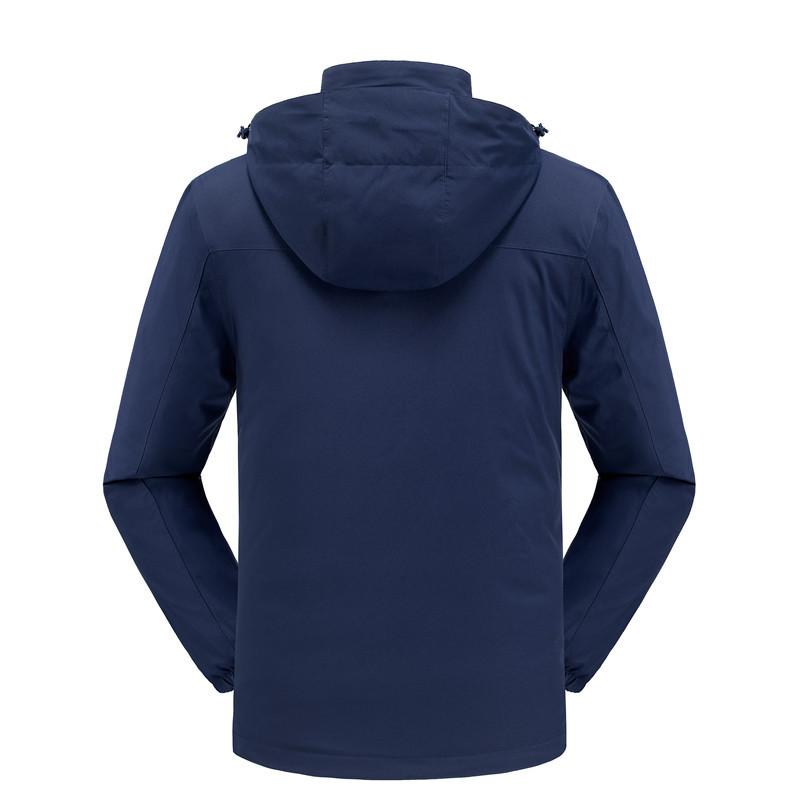 3-in-1 Down Jacket Men's White Duck Down Two-piece Women's Set Full Heat-sealed Outdoor Cold-proof Jacket