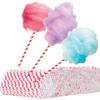 Suikerspin Papierstokjes 6270Mm Wit En Rood 500St