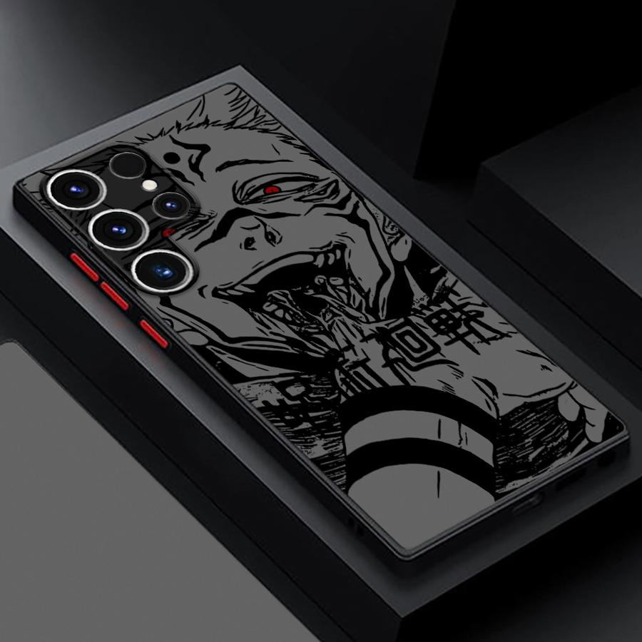Japanese Cool Anime Case for Samsung Galaxy S24 Plus Note 20 Ultra 10+ S22 S25 Ultra S23 FE S20 FE S21 S26 Funda Back Phone
