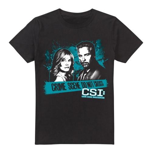 CSI Mens Cross the Line T-Shirt