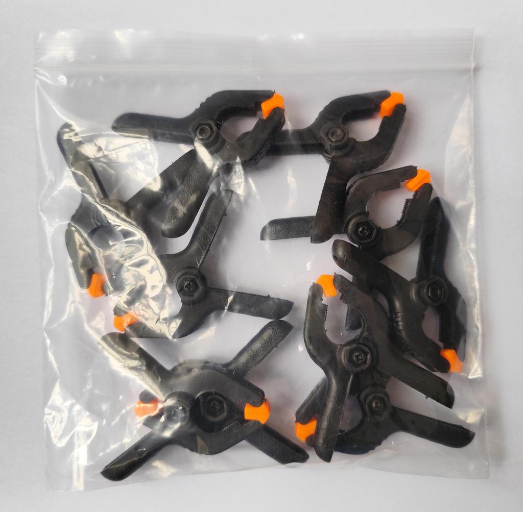 Yunbei Nylon A-Clamp: Strong Spring Woodworking & Photography Background Clamp (2/3/4/6/9-inch)