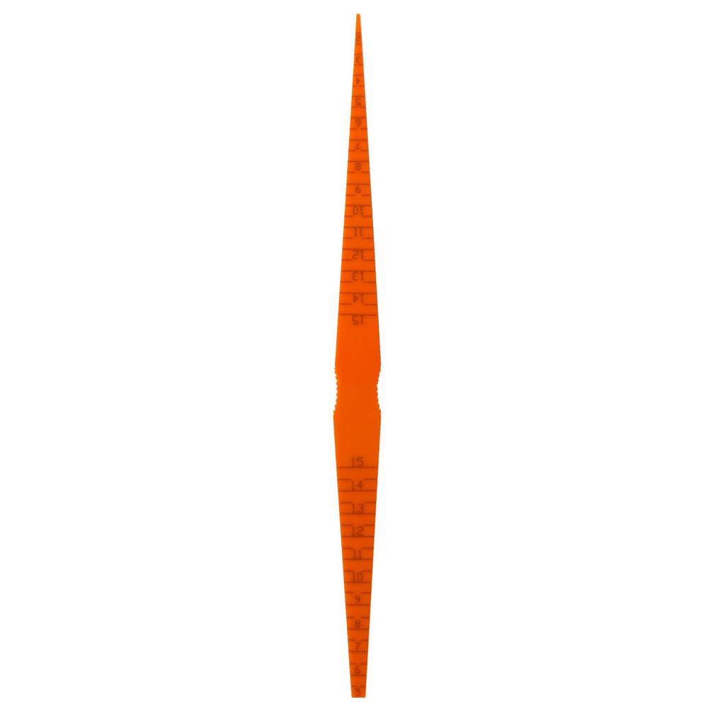 Panel Gap Alignment Gauge Portable Orange Auto Measuring Tool 1-18mm Aperture Scale Wedge Feeler