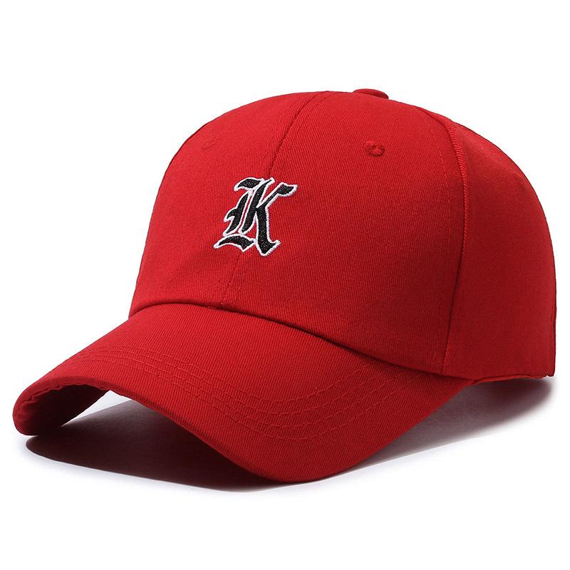 Embroidery Baseball Alphabet Cap Trendy Casual Hat Adjustable Sun Protection