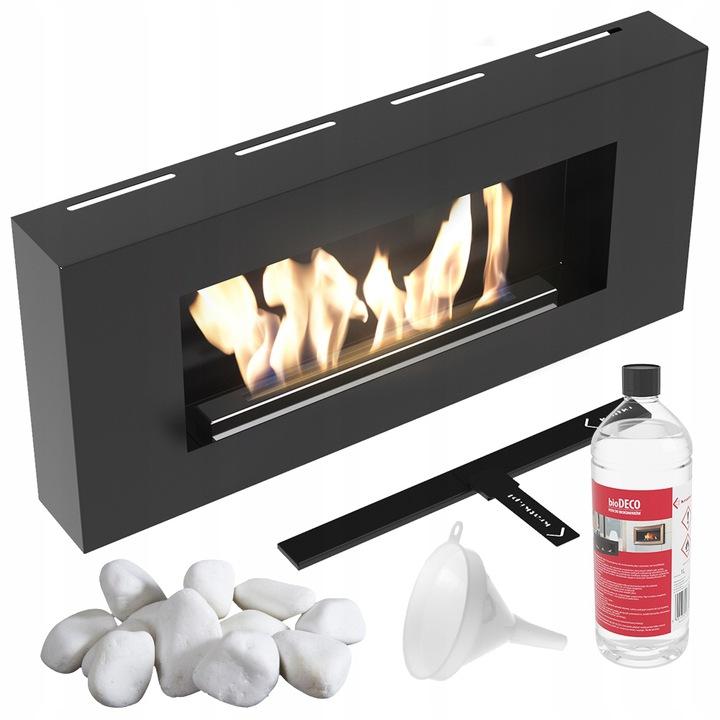 Nástěnný bioetanolový krb set DELTA FLAT TÜV