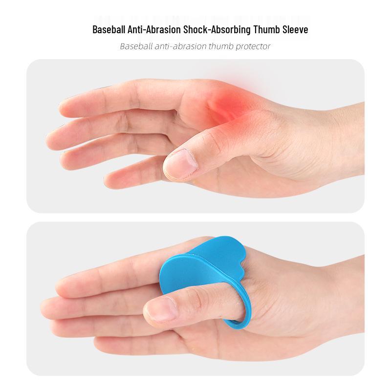 Outdoor Baseball Thumb Sleeve: Silicone Finger Protector for Shock Absorption & Anti-wear Training
