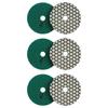 6PCS 80mm Diamonds Polishing Pads Polishing Discs For Marble Granites Stone With Strong Adhesive And No Burn Mark