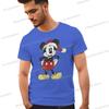 Women Men Mickey Minnie Christmas Shirt Cartoon Graphic Merry Christmas Couple Matching Tshirts
