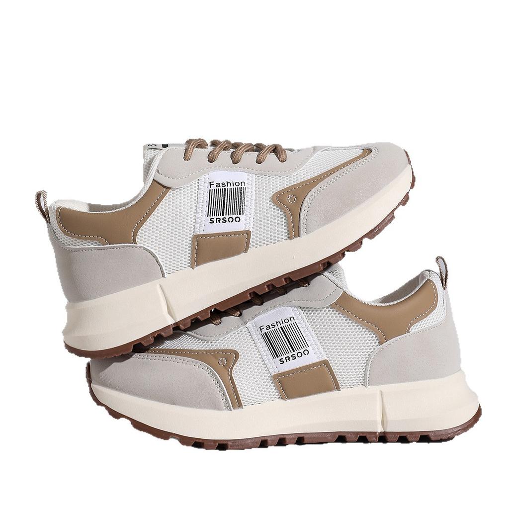 Casual sports shoes women's 2025 new spring and autumn Forrest Gump shoes mesh shoes breathable mesh white shoes thin dad shoes summer