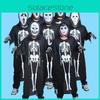 Versatile Unisex Halloween Costume Masquerade Featuring Skeleton Ghost Devil Mask