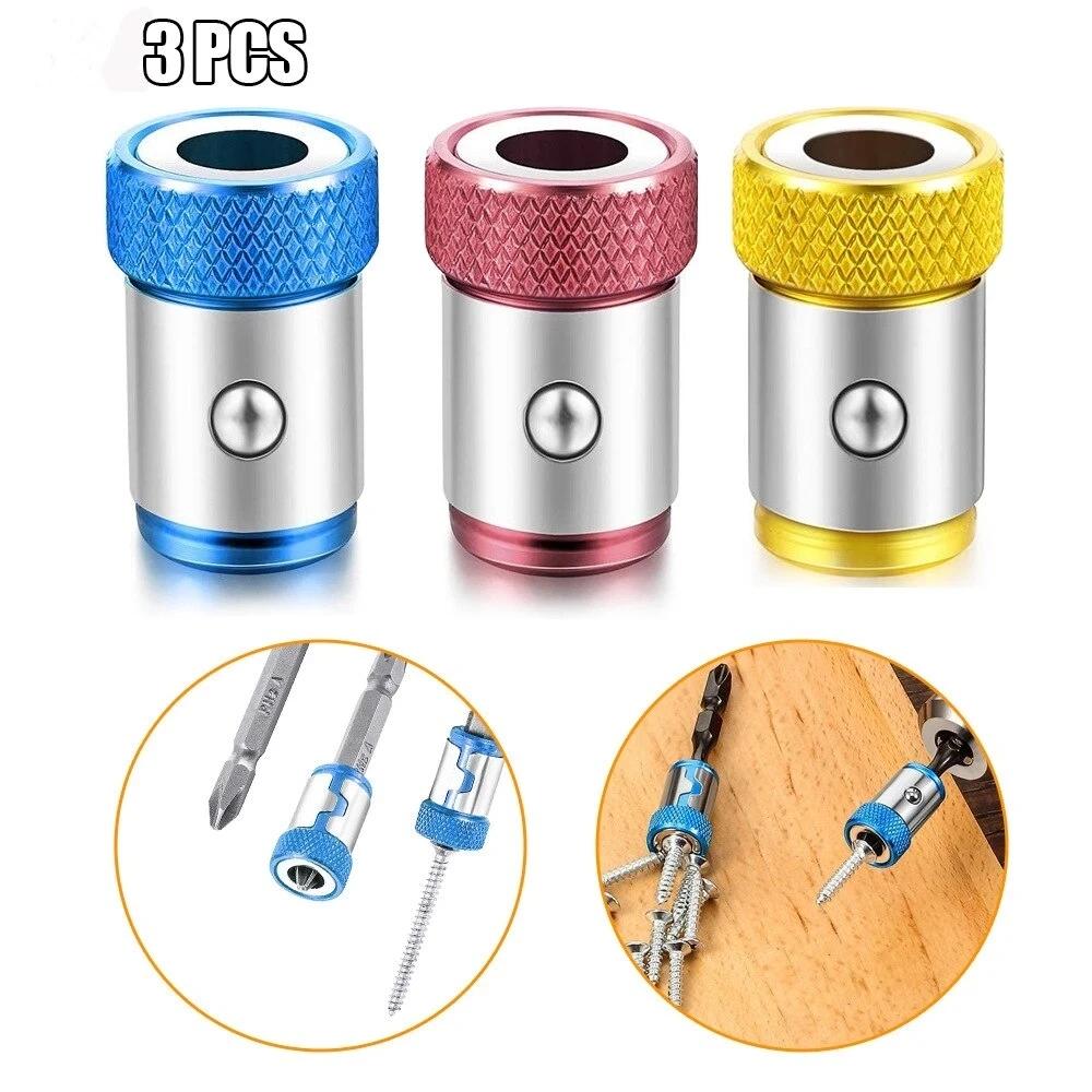 Magnetic Bit Holder Alloy Electric Magnetic Ring Screwdriver Bit Head Holder Anti Corrosion Magnetizer for Phillip Bit