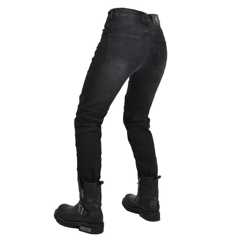 VOLERO Women's Casual Retro Stretch Motorcycle Jeans: Biker Pants for Racing & Anti-fall Protection