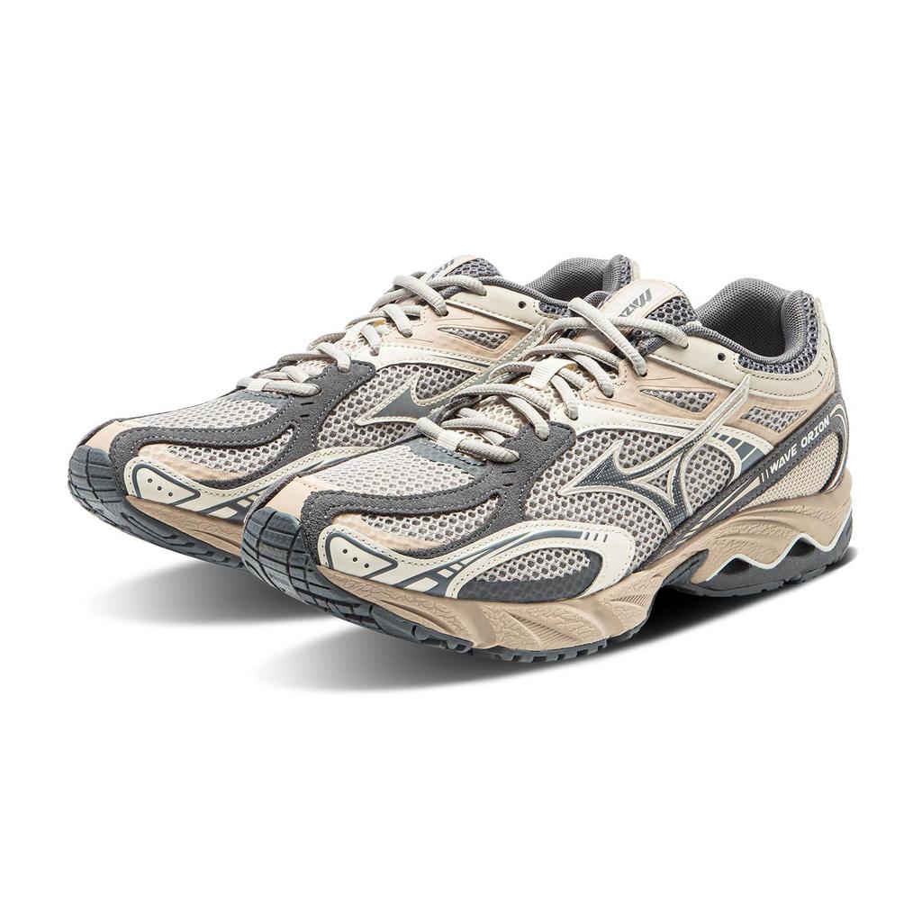 Mizuno Wave Orion Retro Wheat Grey Unisex Casual Sneakers D1GH232113