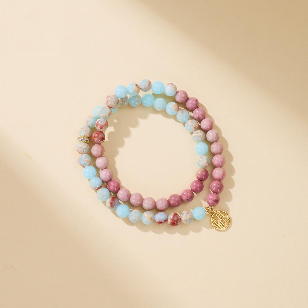 Chinese Style Lucky Often Accompanied By High-end Double Loop Bracelet