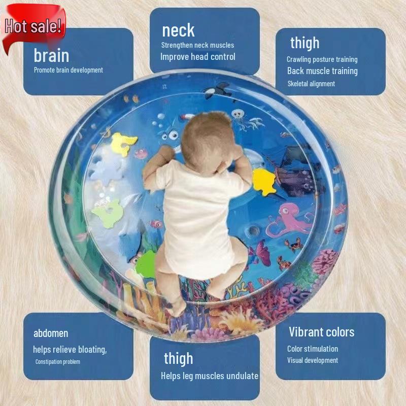 Children s Outdoor Inflatable Water Play Sprinkler Mat