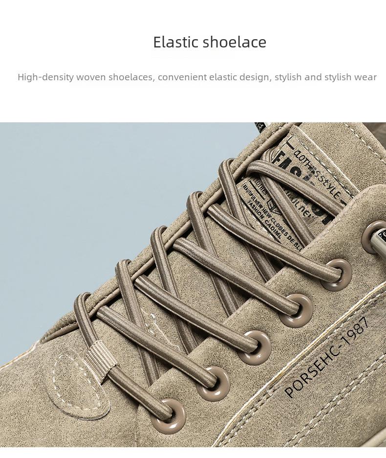 Nowe męskie oddychające jesienne trampki robocze: Modne, uniwersalne buty sportowe i codzienne