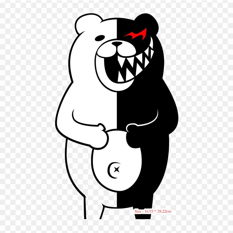 Danganronpa Monokuma Danganronpa V3 Killing Harmony Danganronp Stampa adesivo sui vestiti Adesivi termici fai-da-te per magliette Patch Ferro su toppa di trasferimento