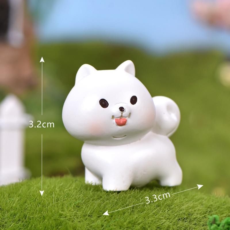 

Landscape Micro Dog Decoration Resin Bonsai Succulent Corgi Pet Dog Decoration Pomeranian