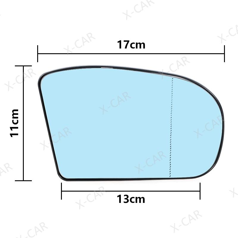 Car Rearview Heated Clear Side Mirror Glass Lens Wide Angle For Mercedes Benz W203 W211 2000 2001-2006 2038100121 2038101021