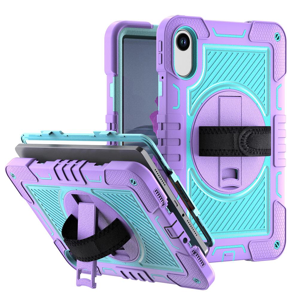 Shockproof Silicone+PC Tablet Cases for Xiaomi Pad 6/7/6 Pro/7 Pro & Redmi Pad 2/SE 8.7-inch Case Cover with Rotate Stand Shell