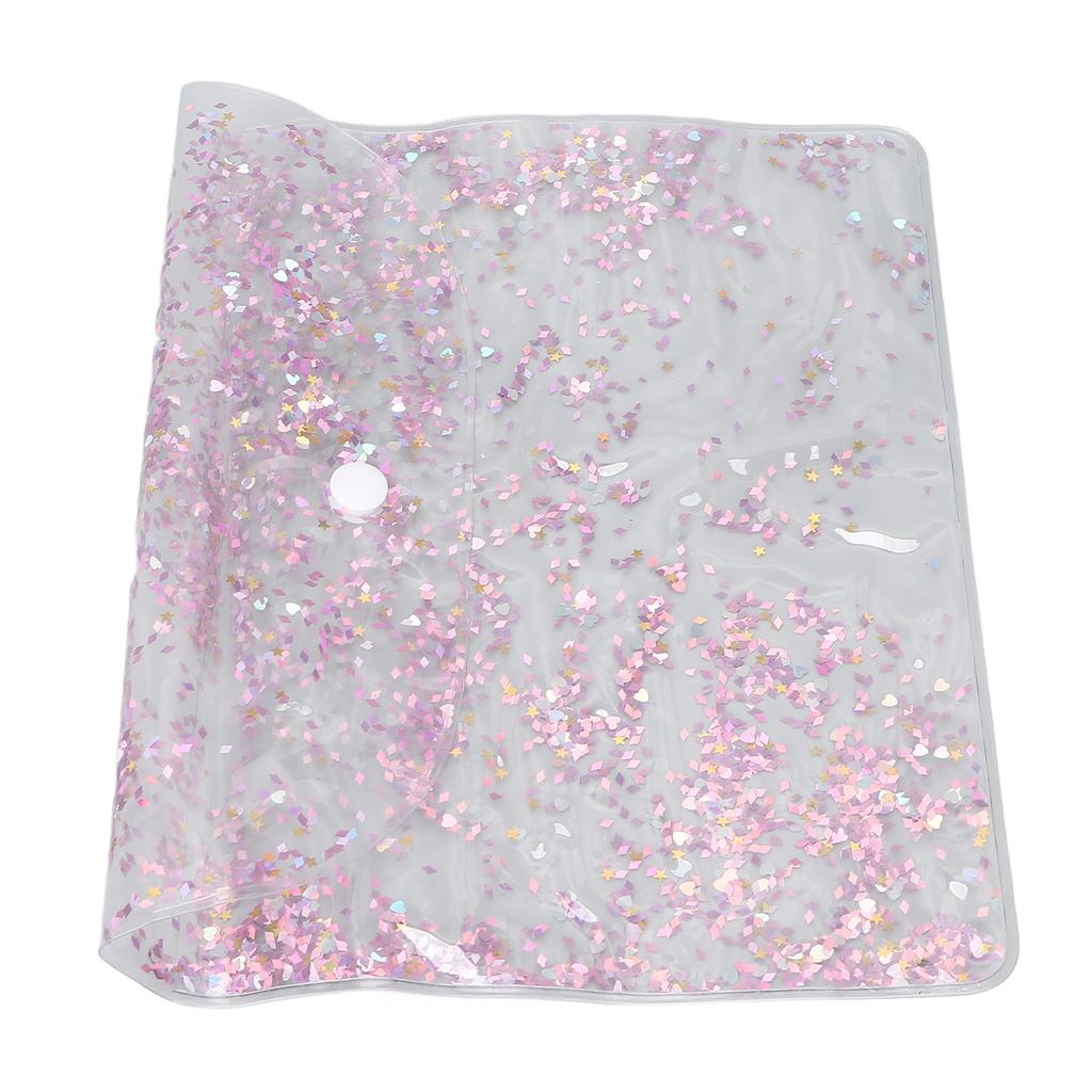 Velká kosmetická taška PVC tekutý písek třpytivá kosmetická taštička kosmetická kapsička na knoflík pro každodenní život cestování