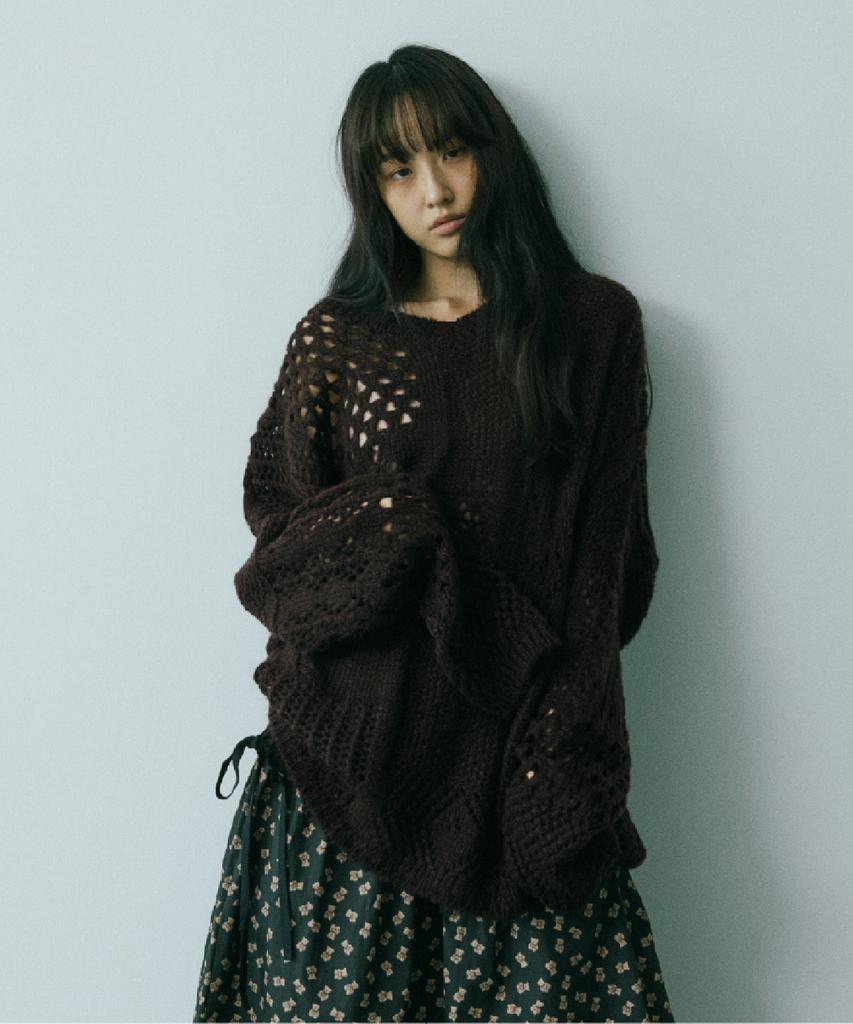 HOKUSPOKUS Atelier Texture Knit_Brown