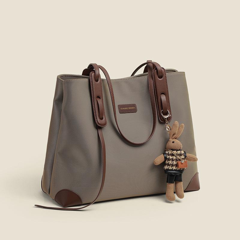 

Tote Bag Women S Bag Large Capacity Shoulder Oxford Cloth Commuter Canvas Bag Luggage хакі