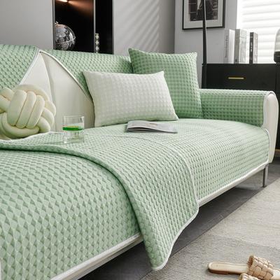 Ice Silk Sofa Cushion, Summer Non-Slip Cover, Summer Cover Cloth Simple Towel, Cool Doudou Technology Cool Mat Cushion