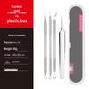 Blackhead Removal Needle and Tweezer Set for Acne and Pimple Extraction