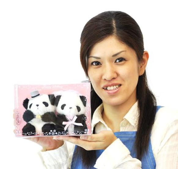 Bamboo Shoot Wedding Set Panda