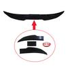 New Style Universal 3pcs Sedan Rear Trunk Tail Rear Wing Spoiler 117-127cm Adjustable DIY Refit Boot Wings Spoiler Car 2027