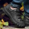 Men Genuine Leather Shoes New Trend Male Hiking Shoes Comfortable Men Treking Footwear Outdoor Versatile Sneakers Antiskid Flats