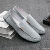 Mens Non Slip Loafers Breathable Driving Shoes Casual Plus Size Shoes Walking Canvas Flats Non Slip Moccasins Slippers Zapatos