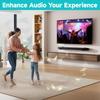 2pcs Heavy Duty Speaker Wall Mount Space Efficient Easy Setups Floating Rack Adjustable Universal Speaker Hangers Center Channel