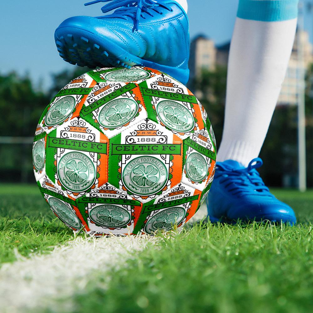 Cel-tic Football Club Crest Printed Size 5 Soccer Balls, High-Quality, Anti-Slip, Protective Football, A Unique Gift , Birthdays, Christmas Gifts