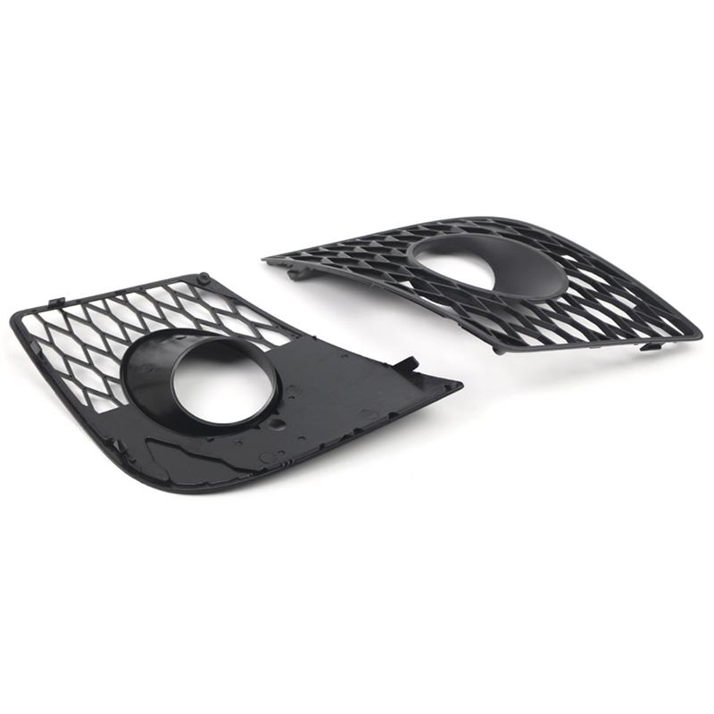 Well-Front Bumper Fog Light Cover Grille Lamp Hoods For Seat Leon Cupra 2005-2012