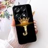For Motorola Signature 2026 Crown Letter Phone Case For Motorola Signature XT2603-2 Black Silicone Soft Cases Bumpers