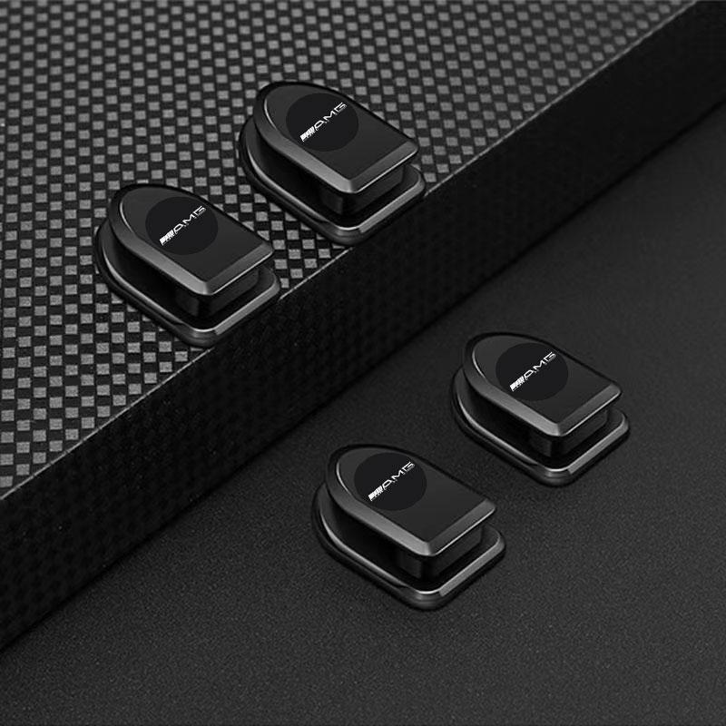 Mini Car Hooks Black Self Adhesive Invisible Hooks Interior Storage Holder For Mercedes Benz AMG W212 W205 W246 W177 W176 W213 GLC GLE GLS ML Welcome