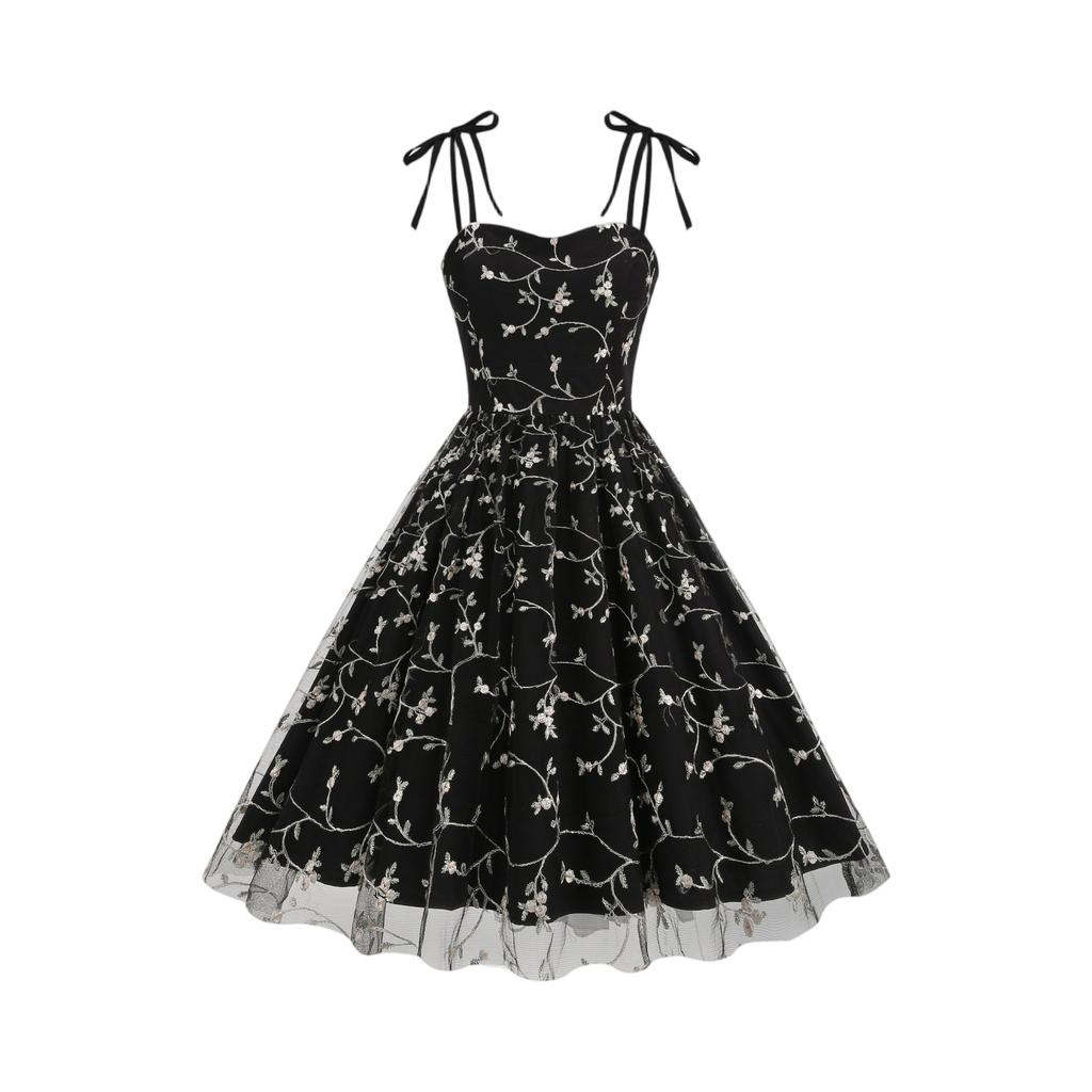 Women's Fashion Color  Sleeveless Dress