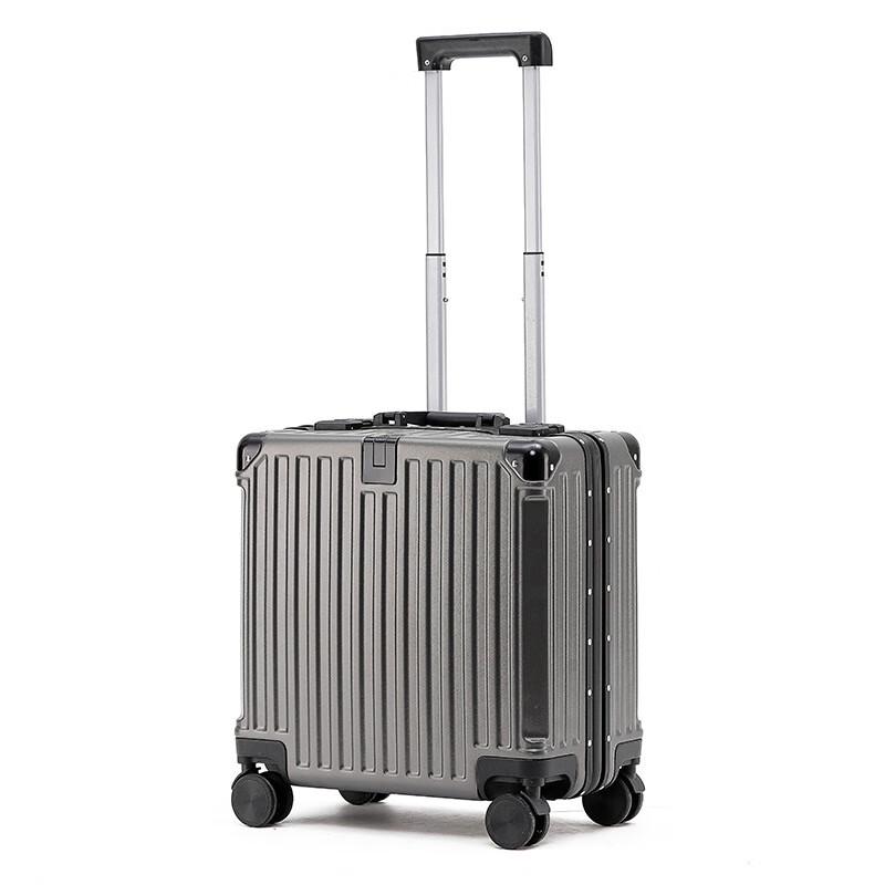 OEING Multi-functional Aluminum Frame Carry-on Luggage 18-inch