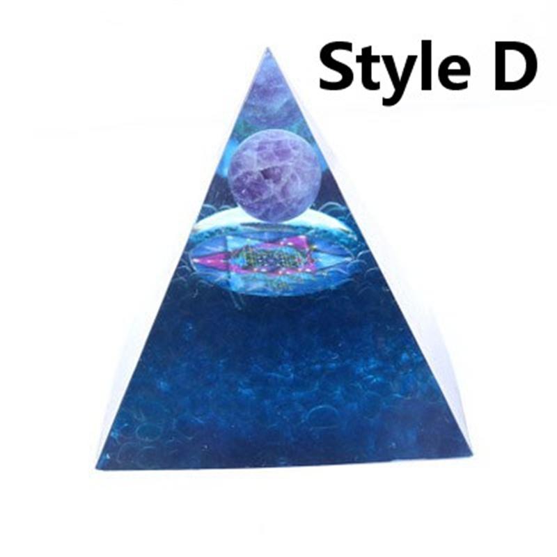 Přírodní krystalový kámen Orgon Energy Healing Pyramid Reiki Chakra Multiplikátor