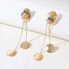 Elegant Gold Tassel Disc Earrings for Women - Perfect for Festivals and Holidays