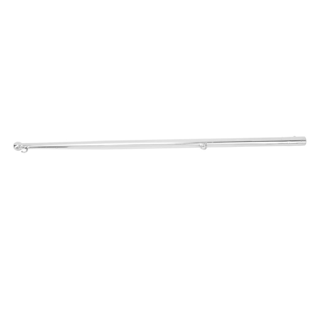 Flag Pole 610mm Stainless Steel Weather Resistant Rustproof Marine Flagpole for Yacht Vessel