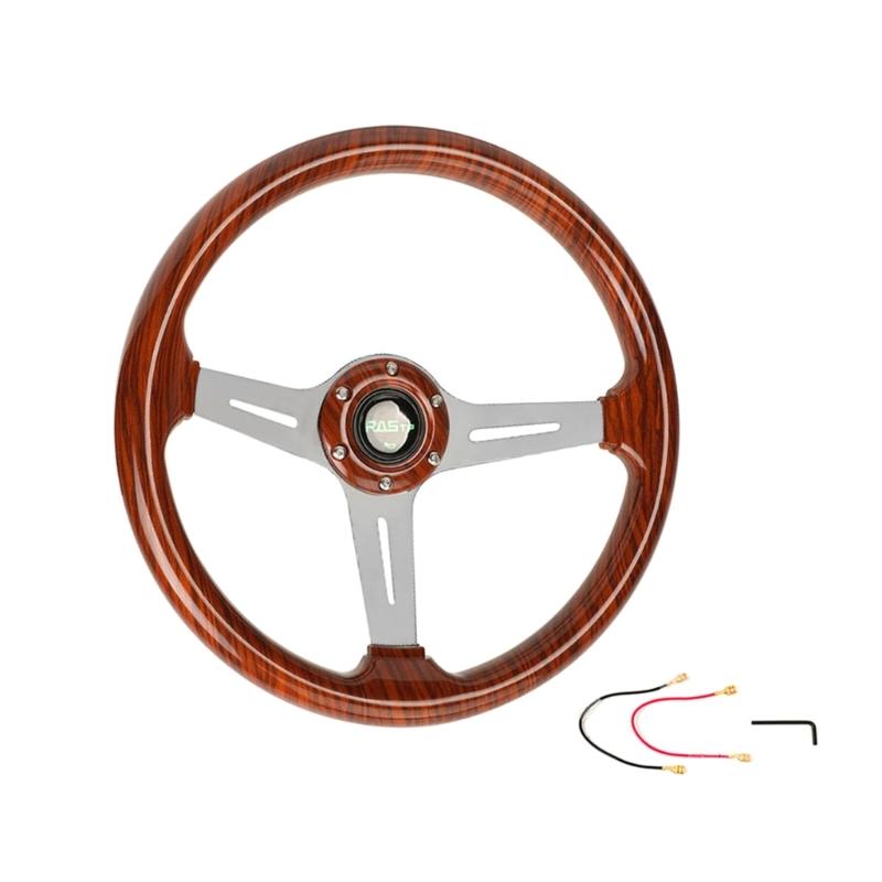 14-Inch Acryl Stuurwiel voor Auto Modificatie of Competitieve Gaming Verbeterde Controle & Precisie Eenvoudige Installatie