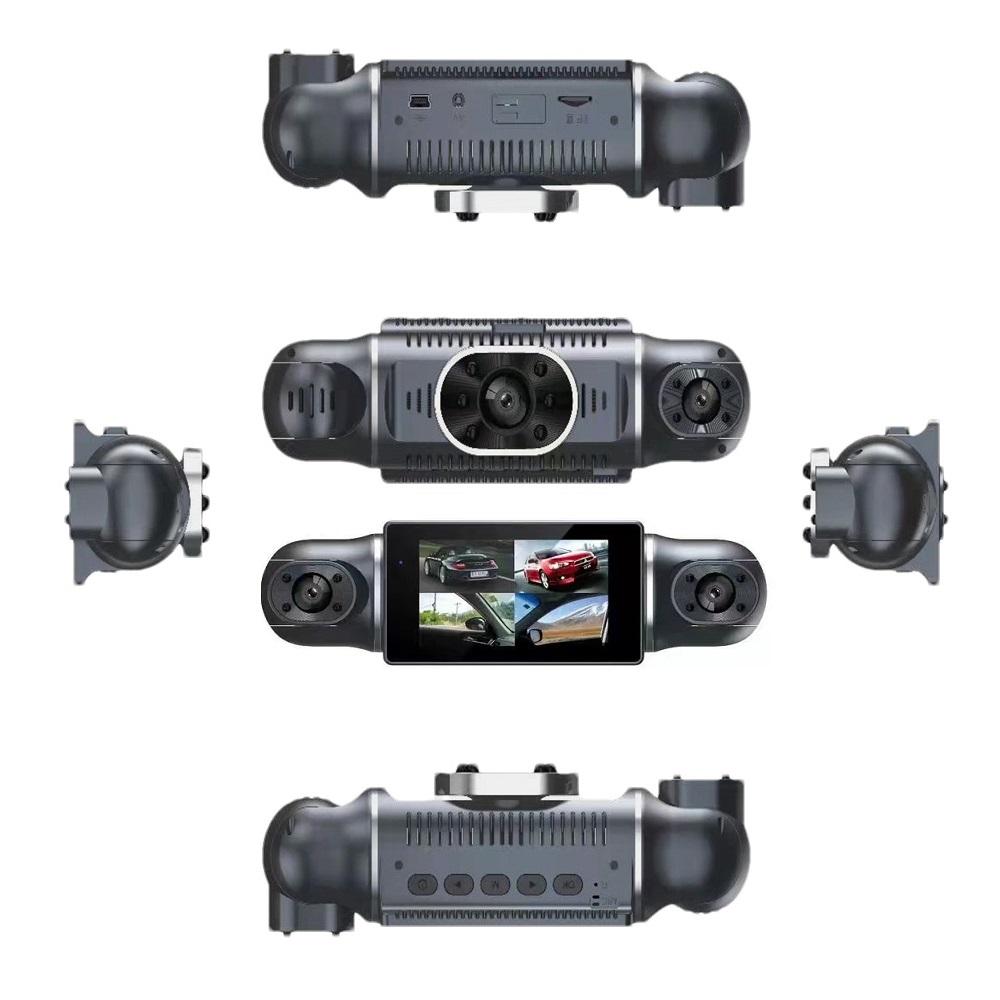 Bil Dash Cam Kjørekamera HD 1080P med Night Vision Loop-opptak Valgfri 24-timers parkeringsmonitor og WiFi-funksjon