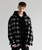 AVANDRESS Unisex Flex Check Shirt Black