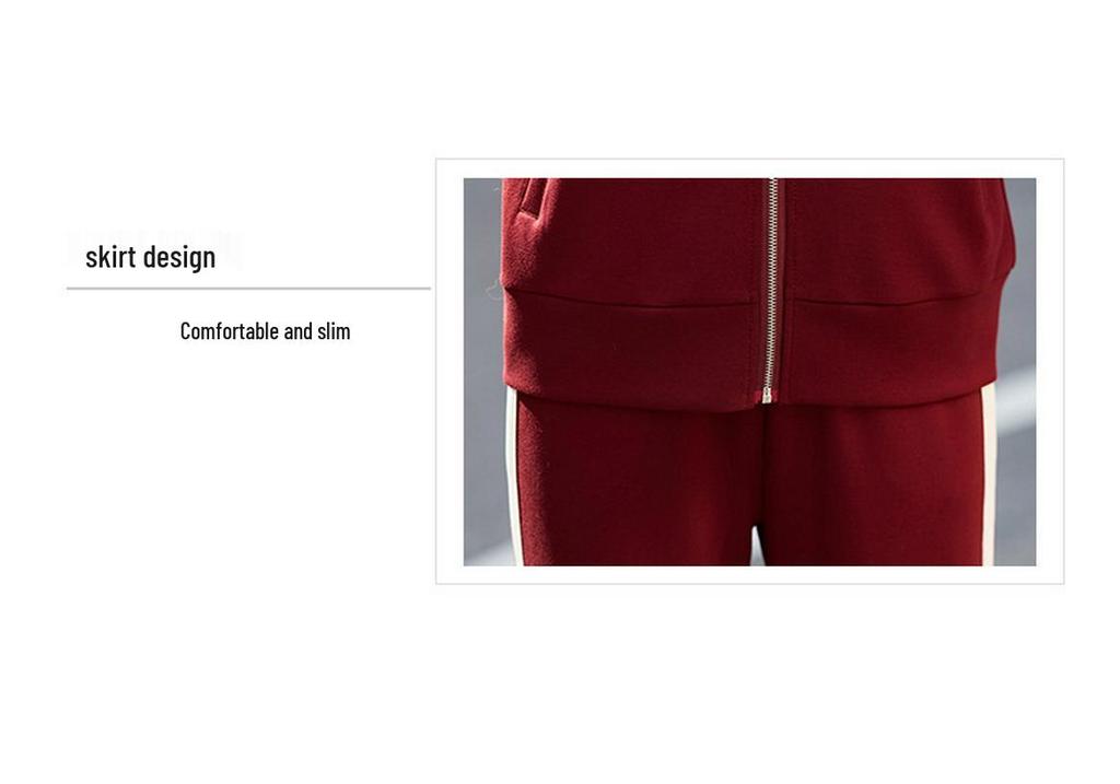 Mom's Casual Sportswear: Versatile Knit Top Two-Piece Set for Middle-Aged & Elderly Women - 2026 New Spring/Autumn Collection.