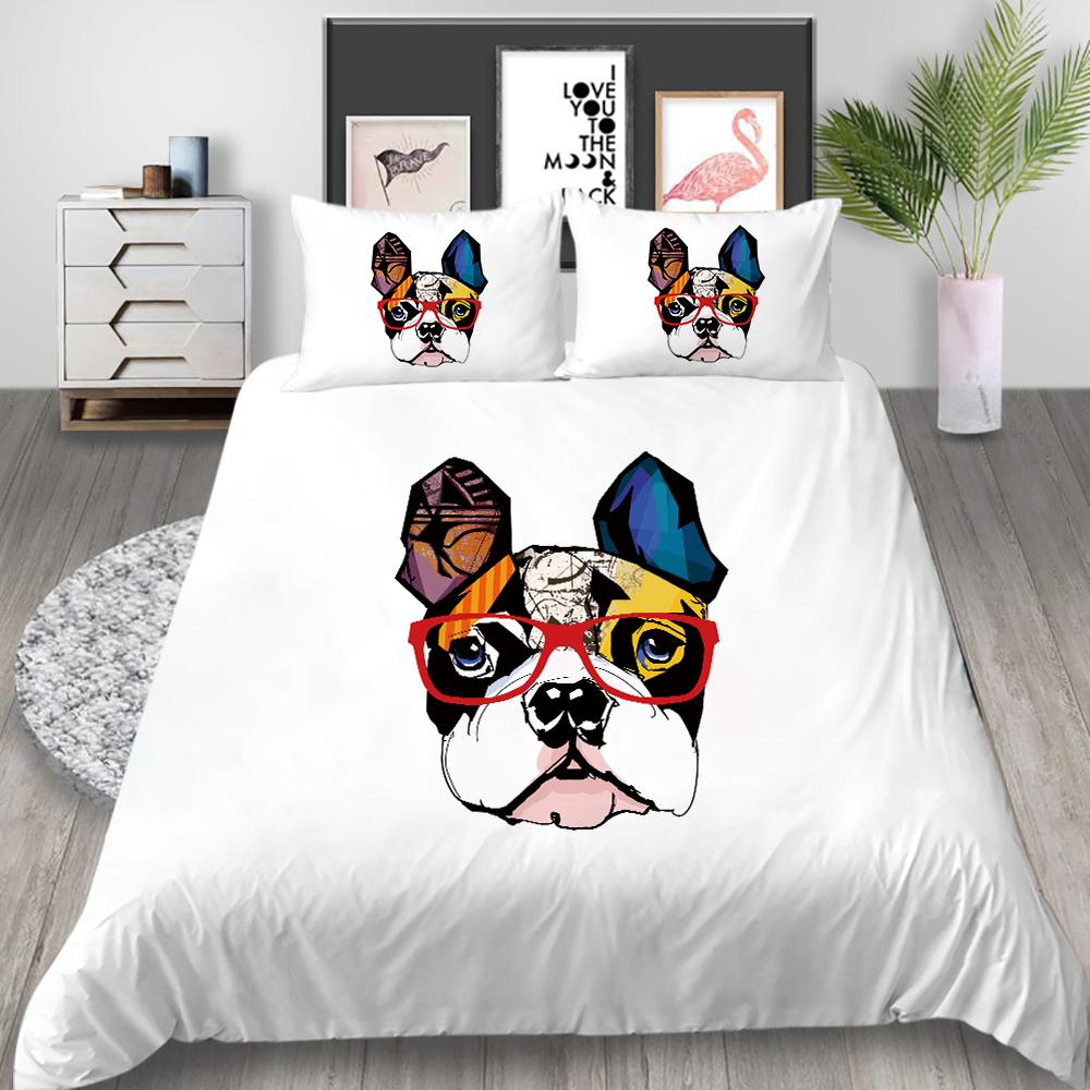 3D Digital Printed Animal Series Bedding Set, Bedroom Duvet Cover, Pillowcase, Single/double Bed AU King Full Size Bedding, Home Decoration