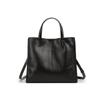 2024 Retro Cowhide Tote: Large Capacity Genuine Leather Shoulder & Messenger Bag for Autumn/Winter