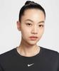 NIKE One Classic Dry Fit Short Sleeve Top W - Black:White / Fn2799-013