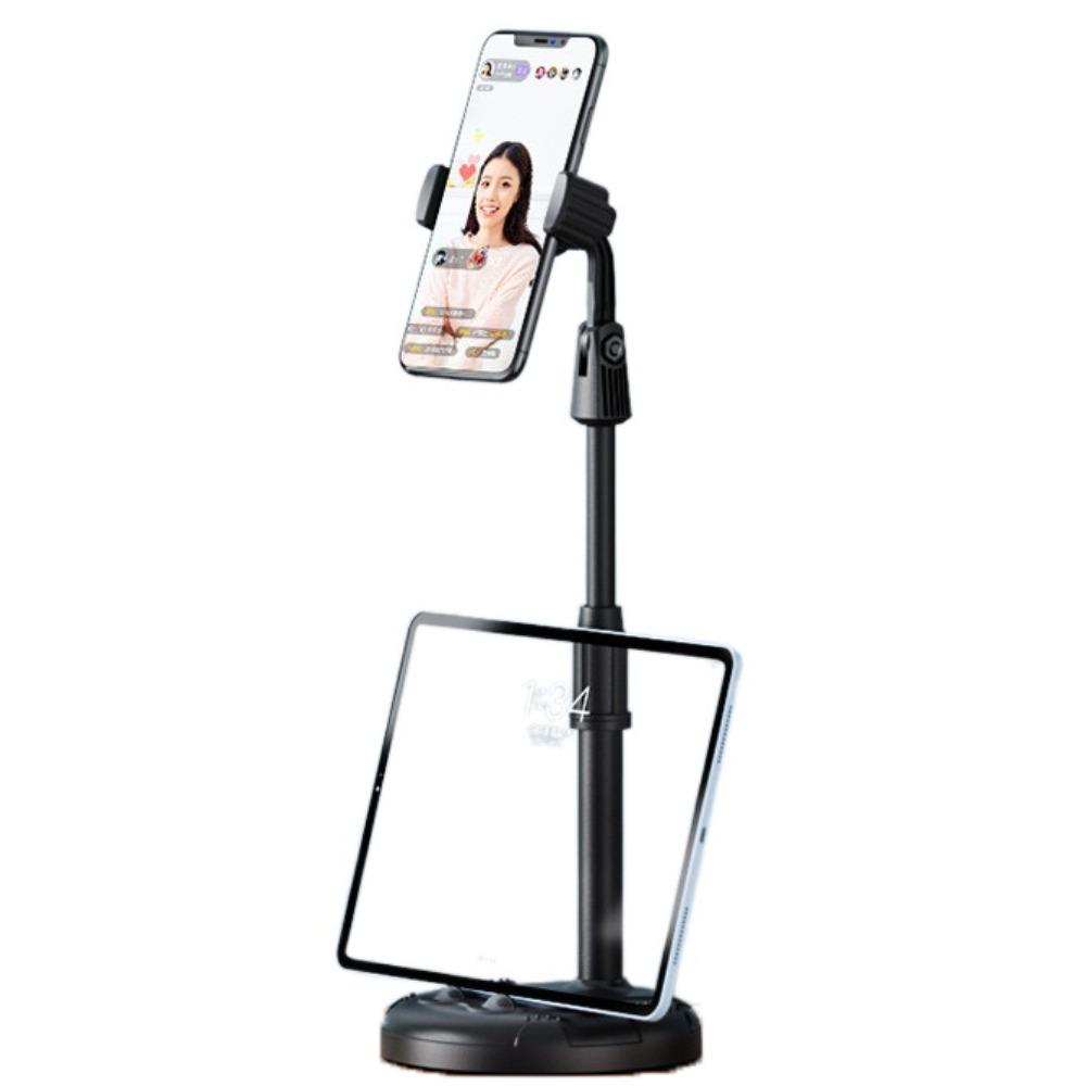 

Устойчивая база Телескопическая подставка для телефона Регулируемая высота Кронштейн для мобильного телефона Аксессуары для телефона чёрный